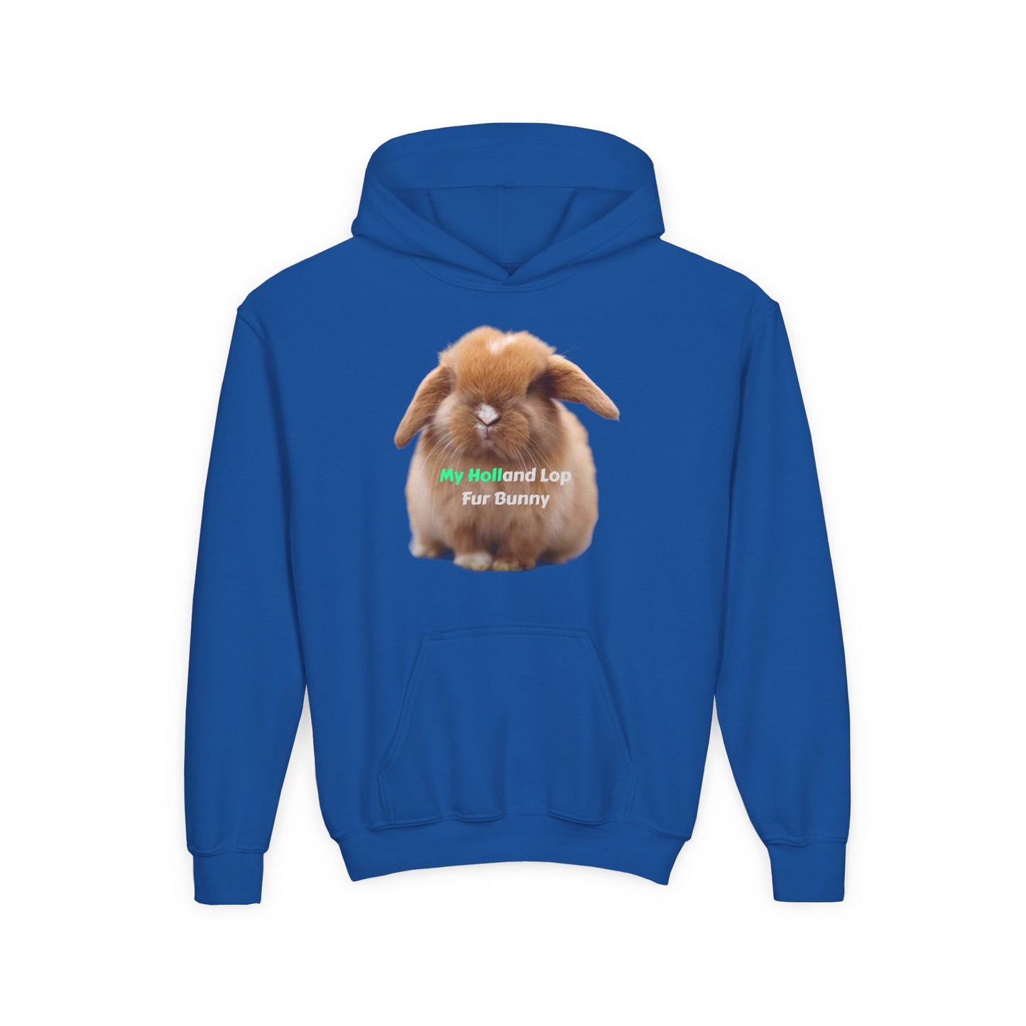 Holland Lop Youth Heavy Blend Hooded Sweatshirt