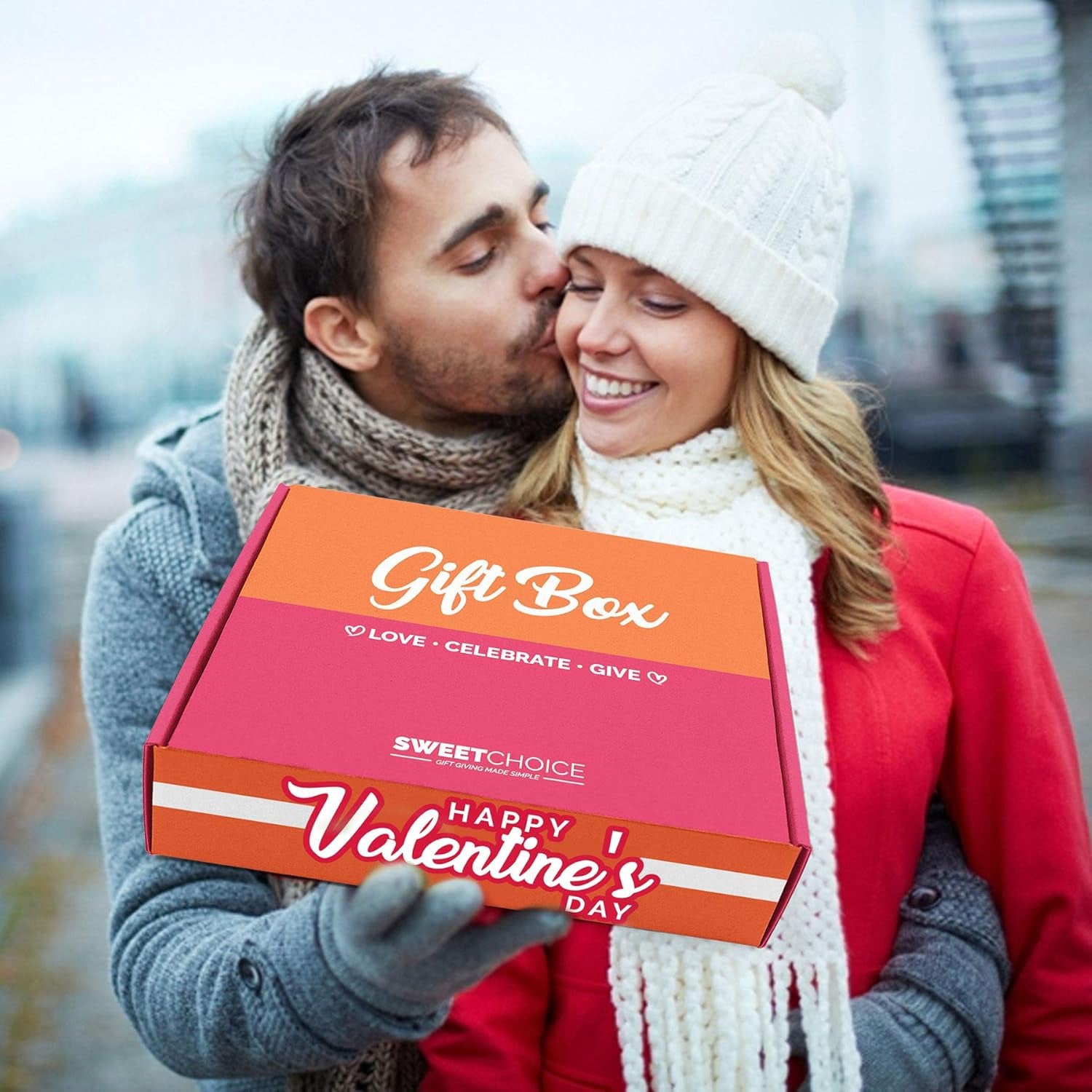 Valentine'S Day Care Package (45Ct) Snacks Chocolates Candy Gift Box Assortment Variety Bundle Crate Present for Boy Girl Friend Student College Child Husband Wife Boyfriend Girlfriend Love Niece