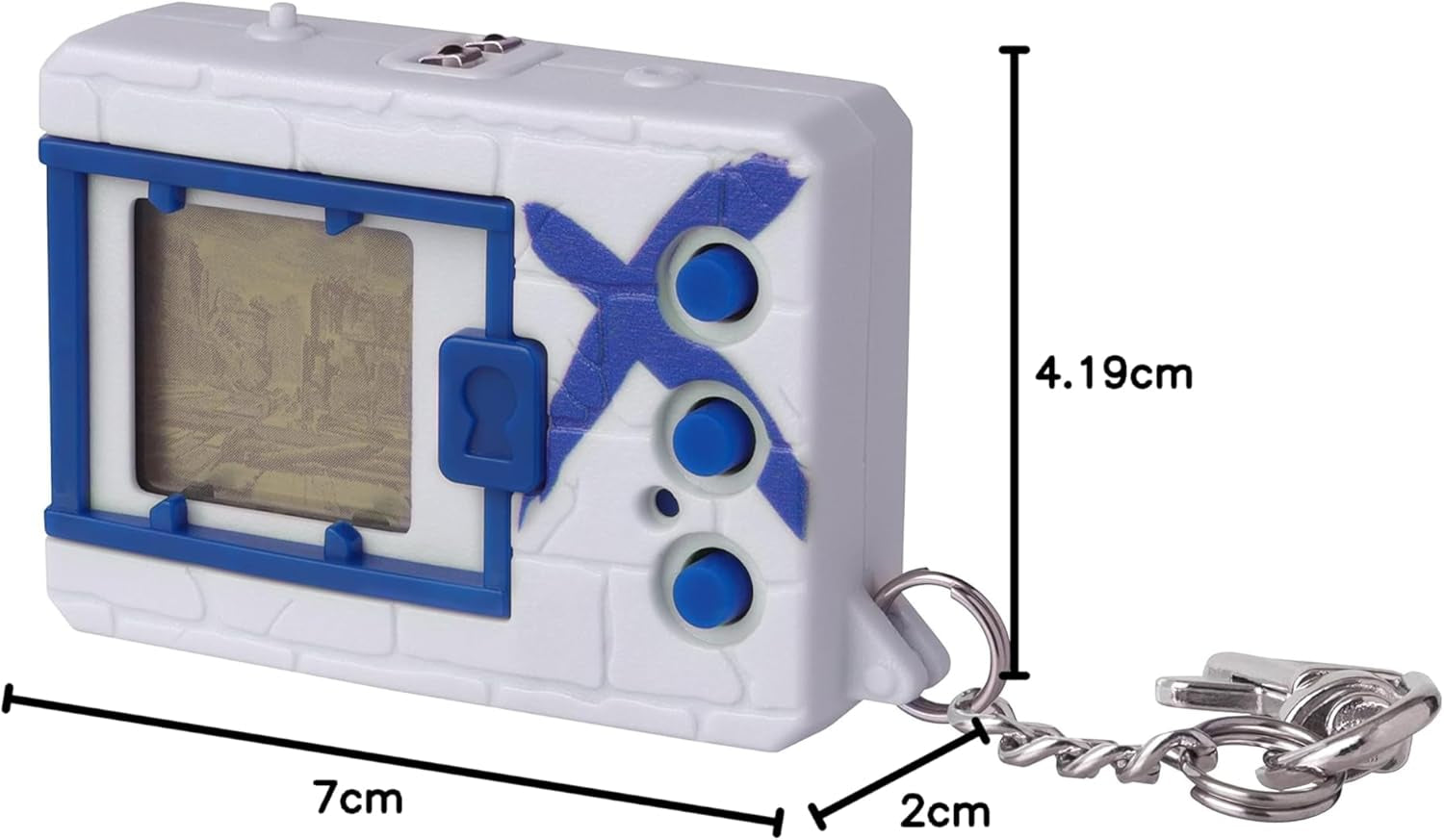 Bandai x (White & Blue) - Virtual Monster Pet by Tamagotchi BanUK