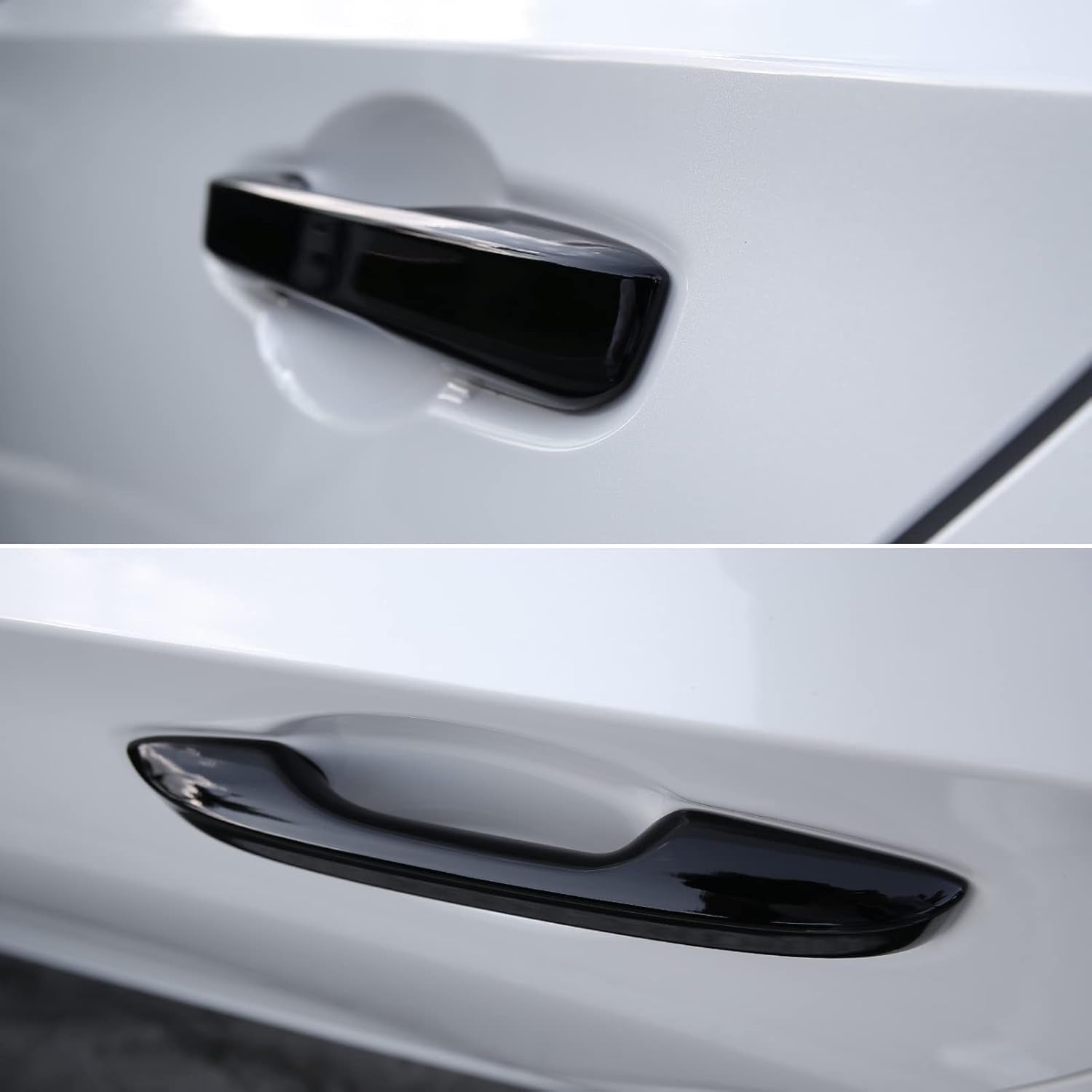 Compatible with Honda Civic 2022 2023 2024 2025 for Accord CR-V HR-V 2023 2024 2025 Accessories Car Exterior Door Handle Cover Trims -Glossy Black