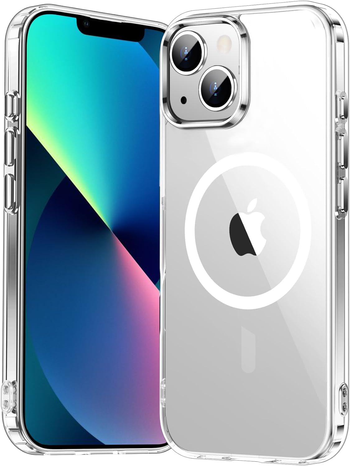 for Iphone 16E Case, [Compatible with Magsafe][Anti-Yellowing][Military-Grade Protection] Shockproof Slim Magnetic Phone Sleeve for Iphone 16E 6.1'', Clear