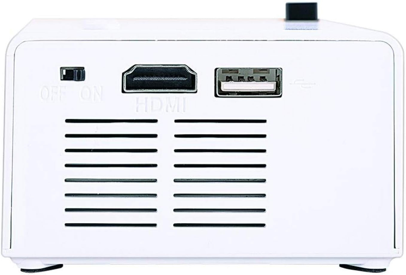 Portable Projector, Home Theater Mini Stylish Projector, 1080P HDMI for Movie(U.S. Standard (110V-240V))