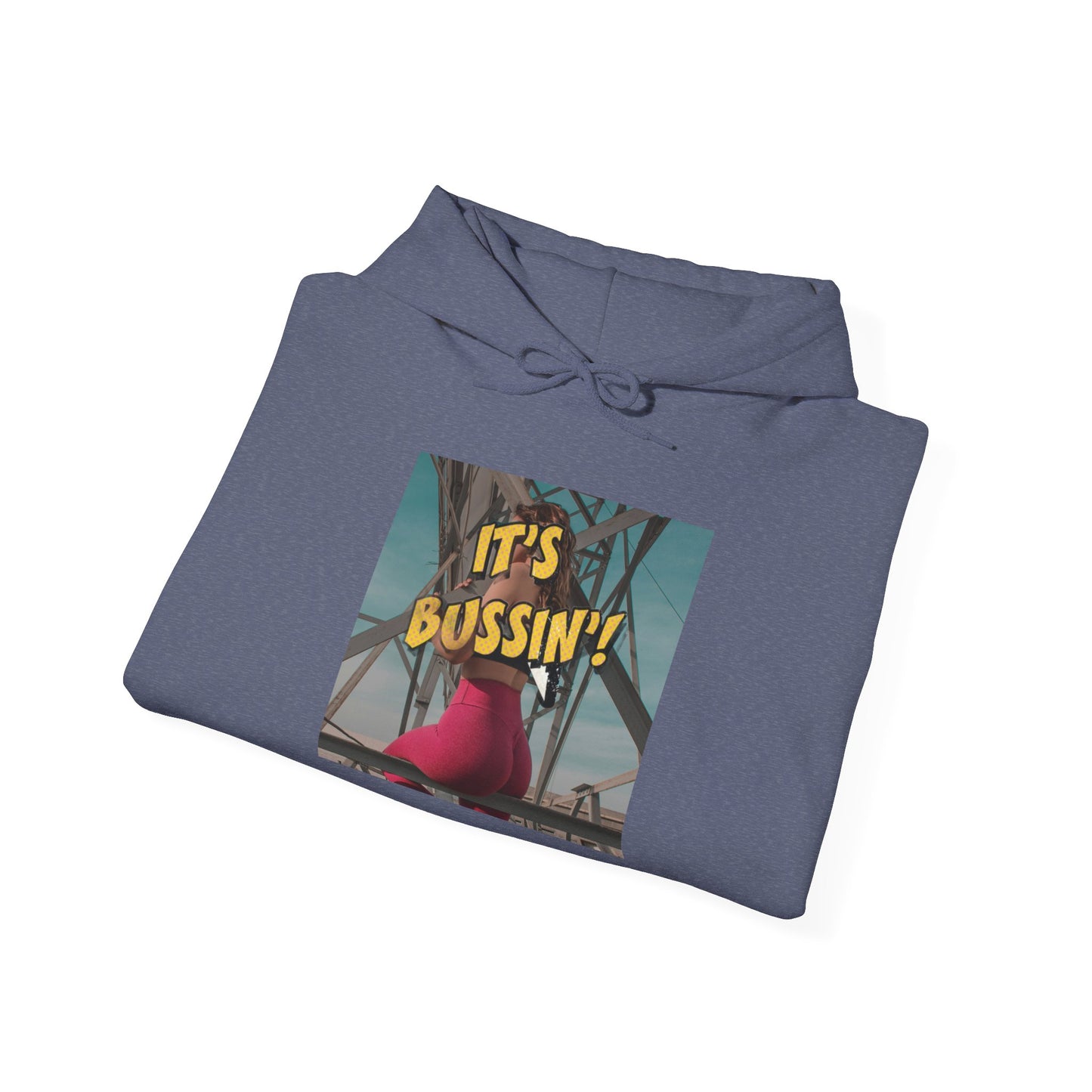 IT'S BUSSIN BOOTY Unisex Heavy Blend™ Hooded Sweatshirt