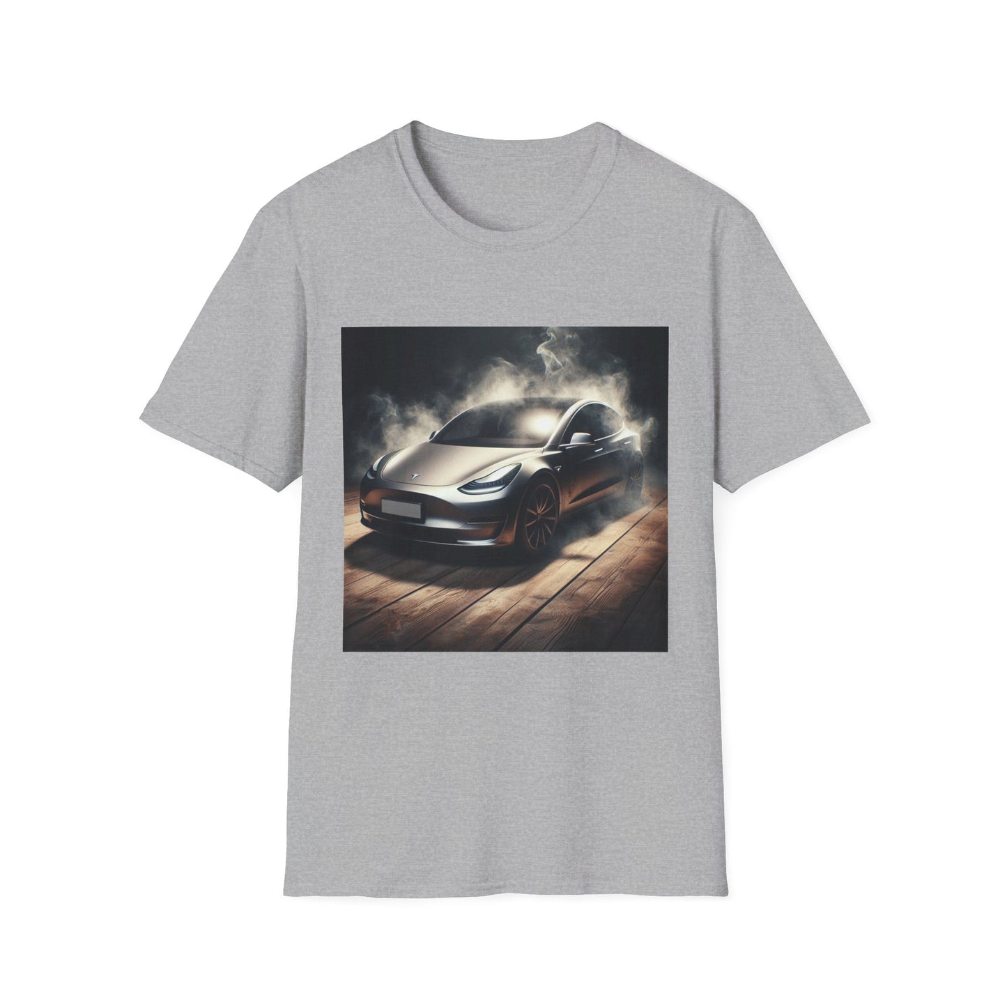 Smoked Out Tesla Model Unisex T-Shirt