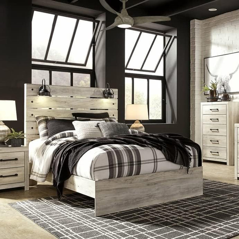 F845-DRF Light Wave 44" Ceiling Fan with LED Light and Remote Control in Driftwood Finish