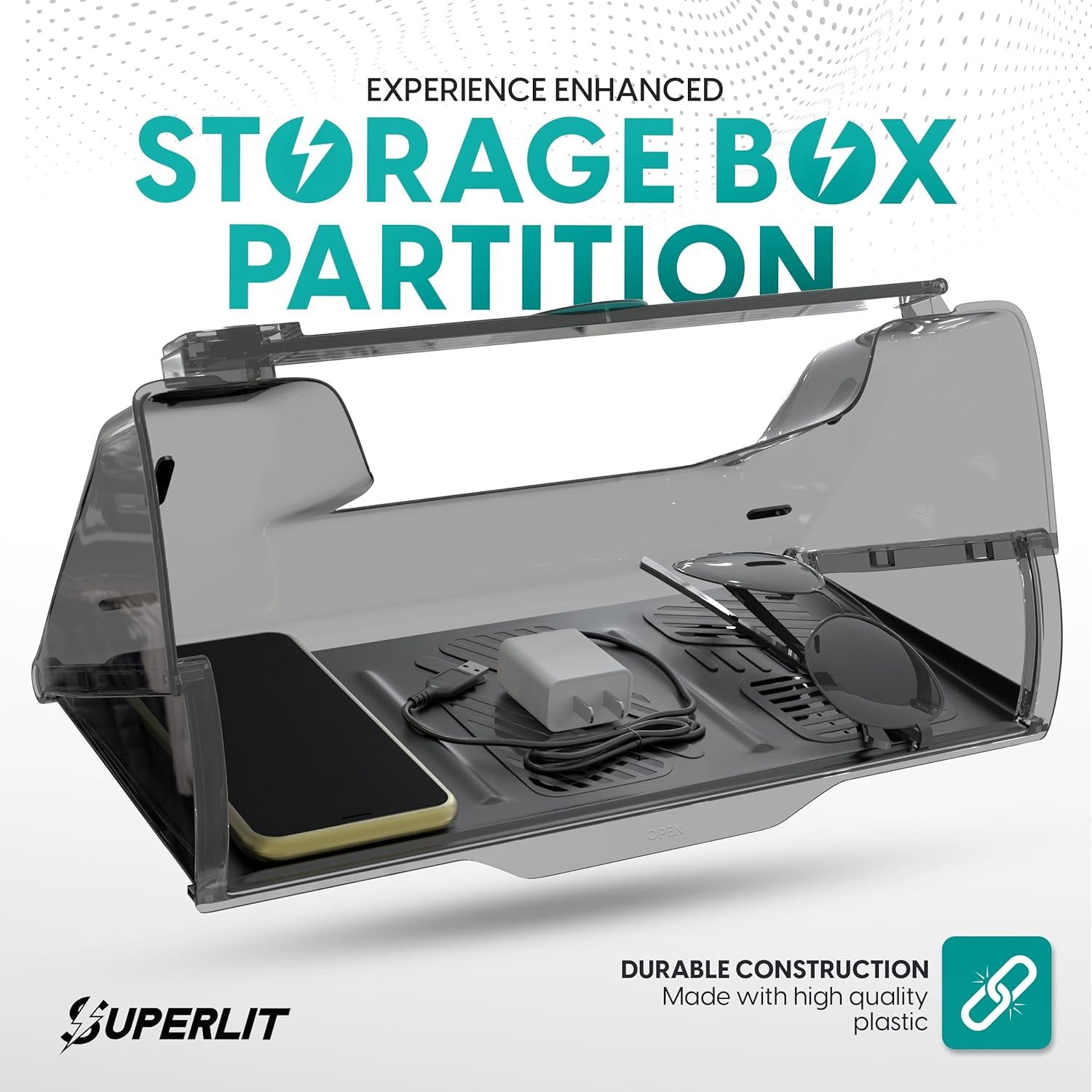 Hidden under Screen Storage for Tesla Model Y and 3 2016-2024 – Consoles and Organizers Accessories for Center Console Organizer Hidden Shelf Phone Magnetic Caddy Holder