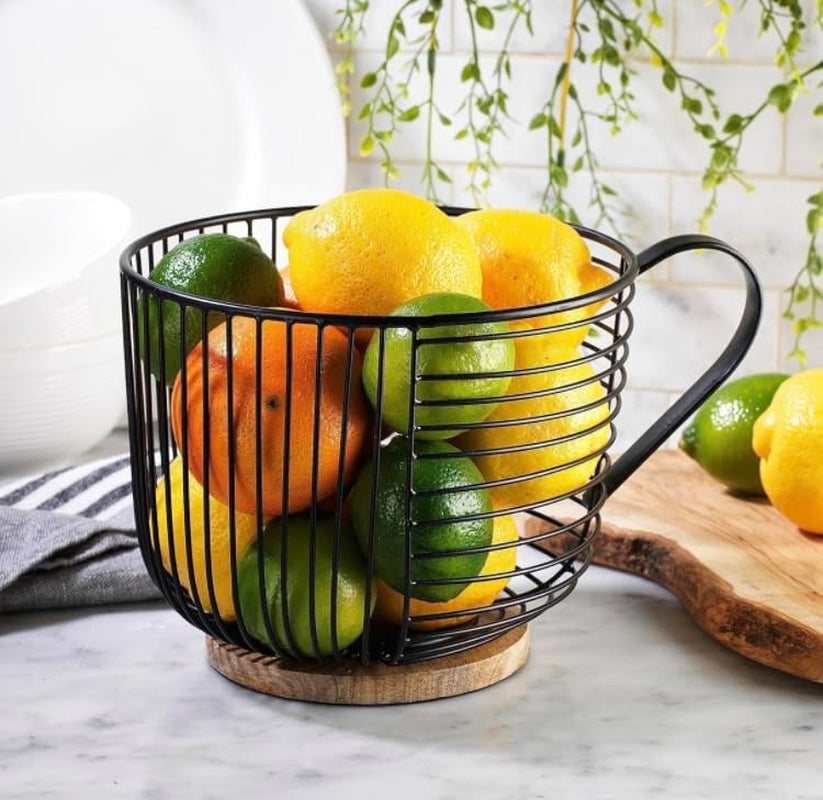 K Cup Holder Organizer, Sturdy Coffee Pod Holder Organizer, 35 Kcup Large Capacity Storage Basket for Kitchen Counter and Office Desktop (Circular Grid)