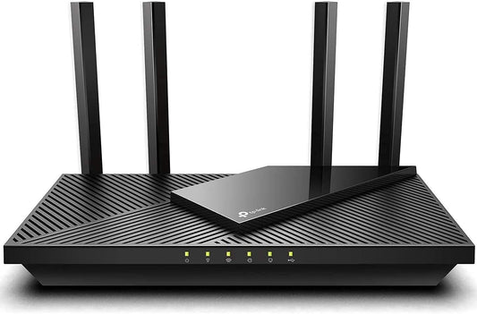 Wifi 6 Router AX1800 Smart Wifi Router (Archer AX21) – Dual Band Gigabit Router, Compatible with Alexa - a Certified for Humans Device (Renewed)