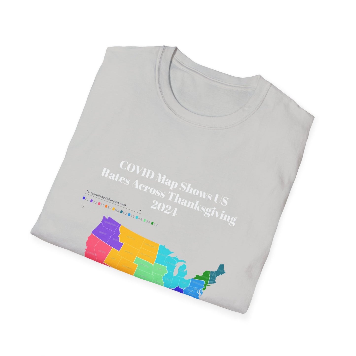 Thanksgiving COVID Map T-Shirt
