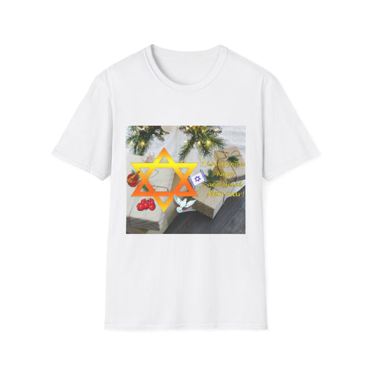 Rosh hashanah jewish new year celebration Unisex Softstyle T-Shirt