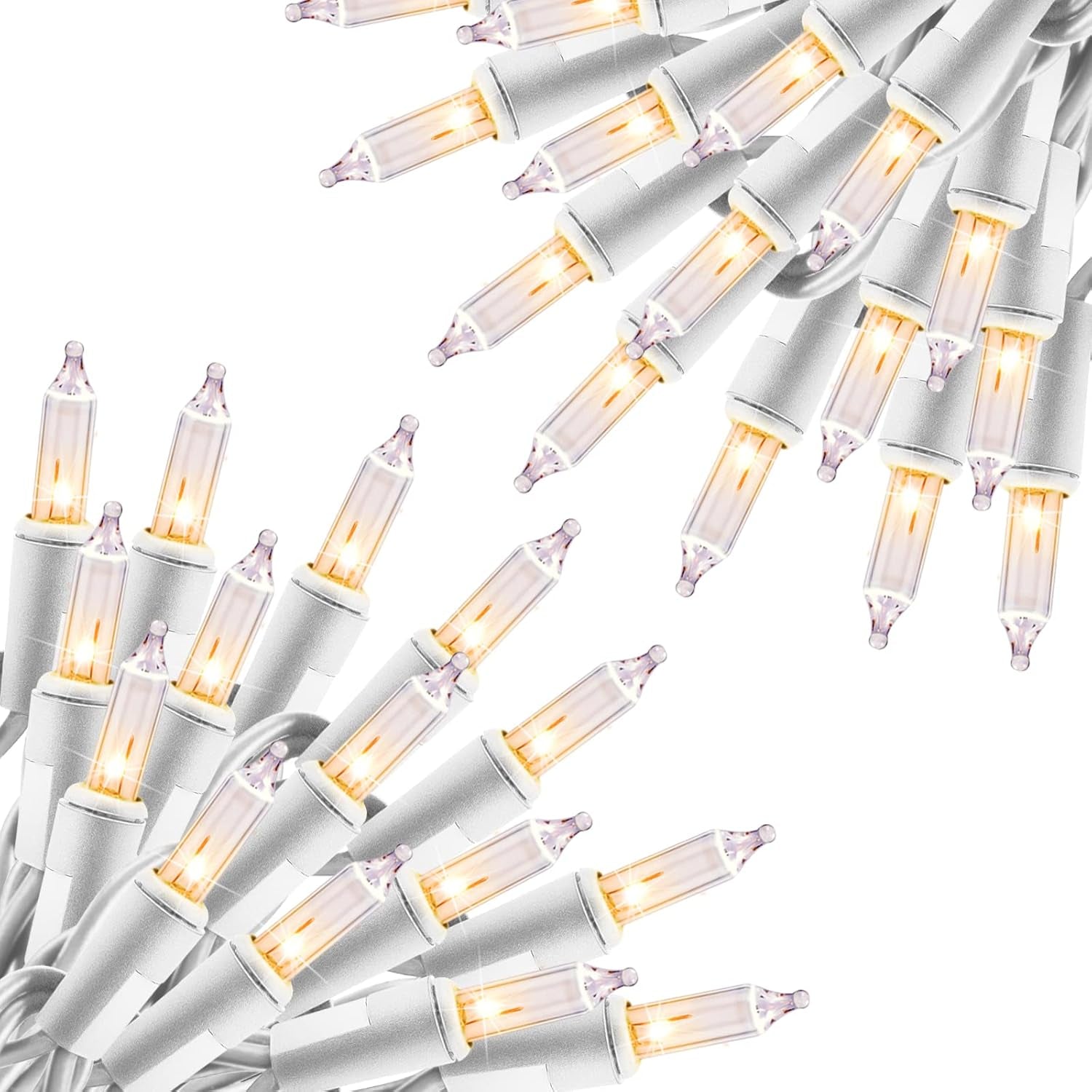 St. Patrick Mini String Lights, 50 Count 12 Feet Incandescent Bulb St Patrick Day Lights, Waterproof Green Lights for Indoor Xmas Tree Garland Birthday Wedding Party Festival Decoration, Green Wire