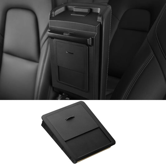 Upgraded Tesla Model 3 Model Y Armrest Hidden Storage Box [Powerful Magnetic] Center Console Secret Compartment Accessories for 2017-2023 Model 3 2020-2024 Model Y