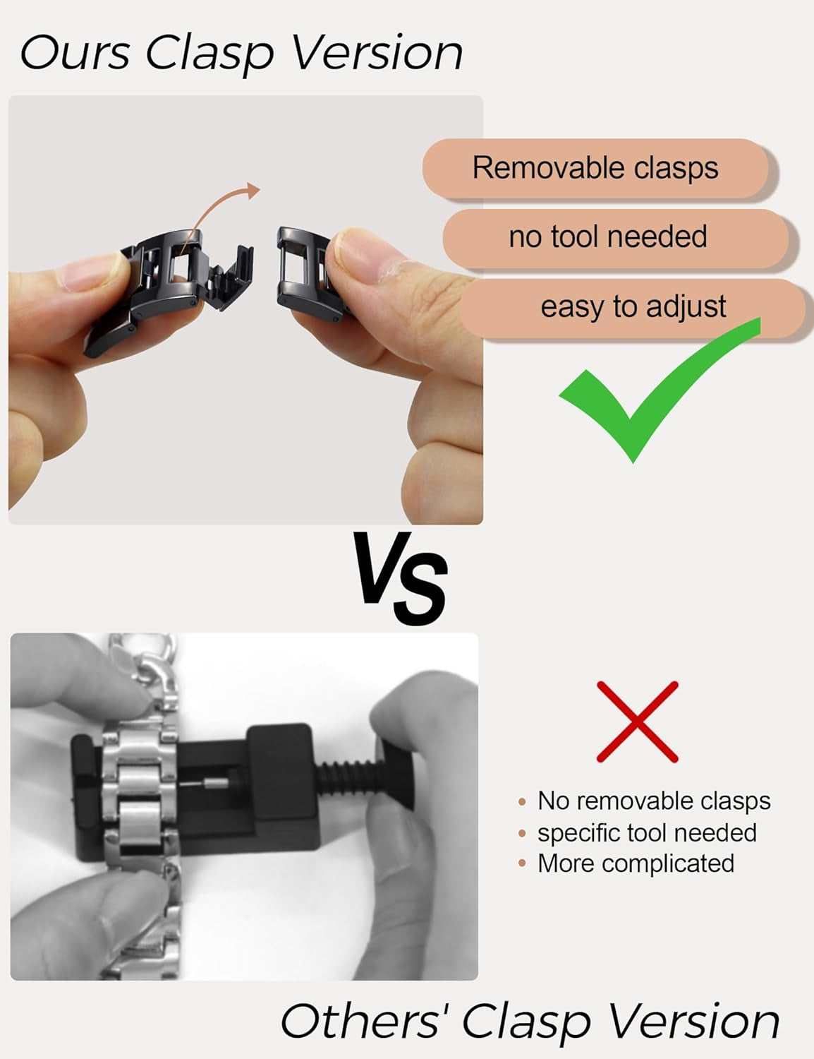Black Watch Bands for Women Compatible with Apple Watch Band 38Mm 40Mm 41Mm Adjustable Metal Band Cowboy Steel Single Chain Bracelet for Iwatch Series 9/8/7/6/5/4/3/2/1/Se/Ultra (No Case)