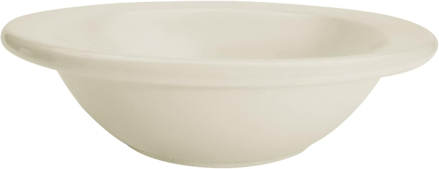 LV-11-R 4-3/4-Inch Las Vegas Rolled Edge Stoneware Fruit Bowl, 4-3/4-Ounce, Red, Box of 36