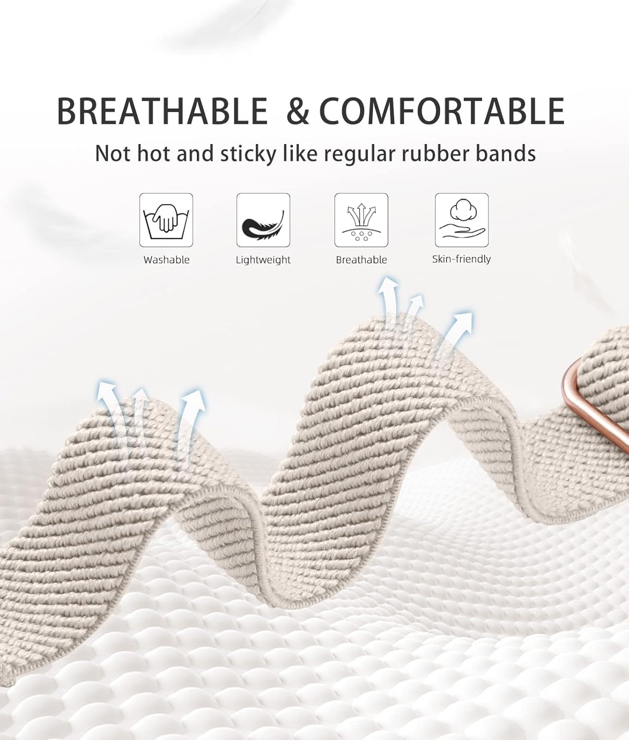 Compatible with Apple Watch Band 40Mm 38Mm 41Mm Iwatch Bands SE Series 8 7 6 5 4 3 2 1 for Women Men, 6 Pack Slim Stretchy Solo Loop Adjustable Thin Nylon Elastic Strap, 38 40 41 Mm, F