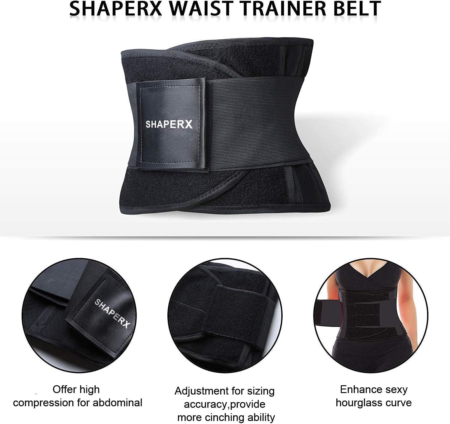 Women Waist Trainer Eraser Belt Tummy Control Waist Trimmer Slimming Belly Band Shaper