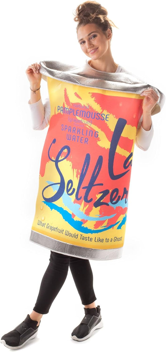 Beverage Can Costume | Slip on Halloween Costume for Women and Men| One Size Fits All