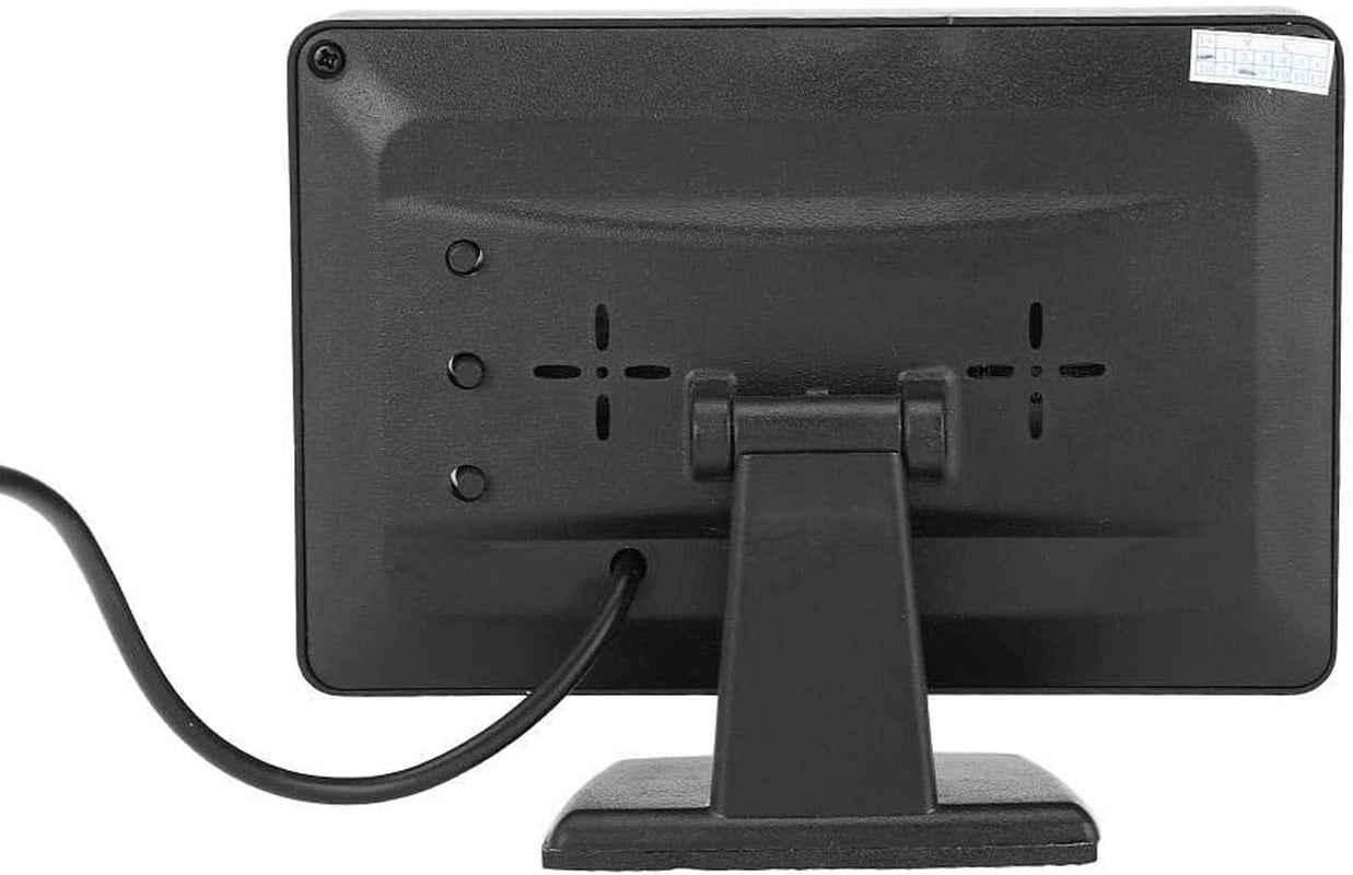 Car LCD Monitor, Plastic DC 9V-35V 3W 4.3In 2-Way AV Input Car Monitor LCD Display for Backup Reverse Camera
