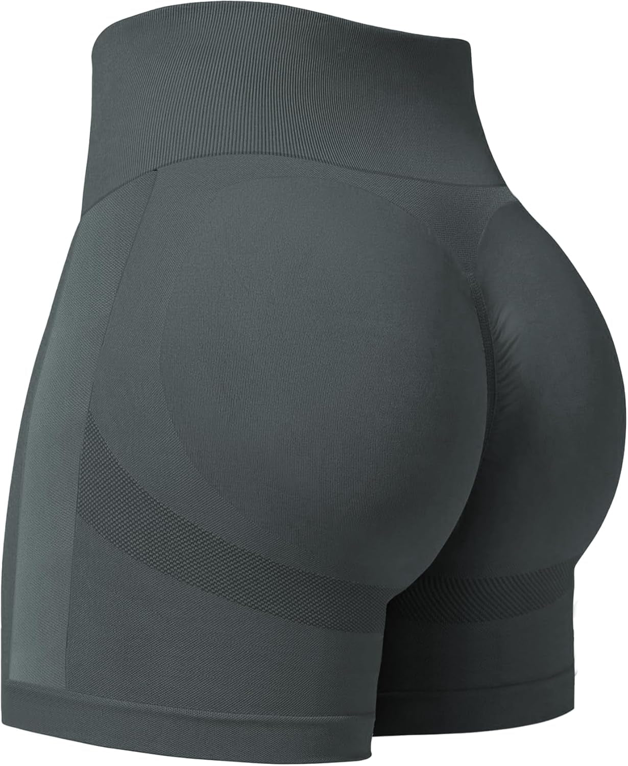 Womens Scrunch Gym Butt Lifting Seamless 5" Shorts Yoga High Waisted Workout Athletic Running Sport Active Booty Shorts