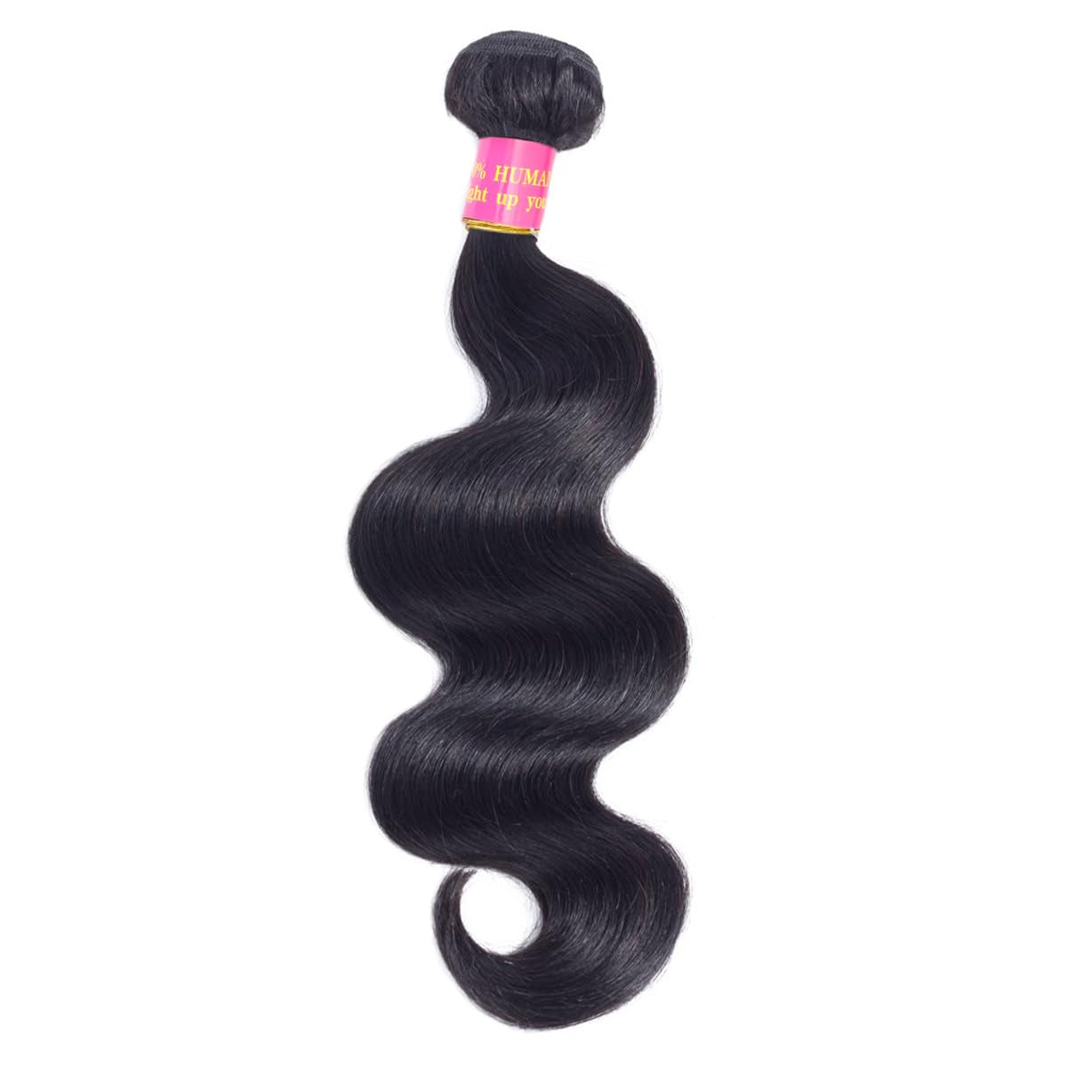 12A Human Hair Bundles 20 Inch Body Wave Bundles Human Hair 100% Unprocessed Brazilian Virgin Hair 1 Bundles Human Hair Extensions Quick Weave Bundles Human Hair Natural Black