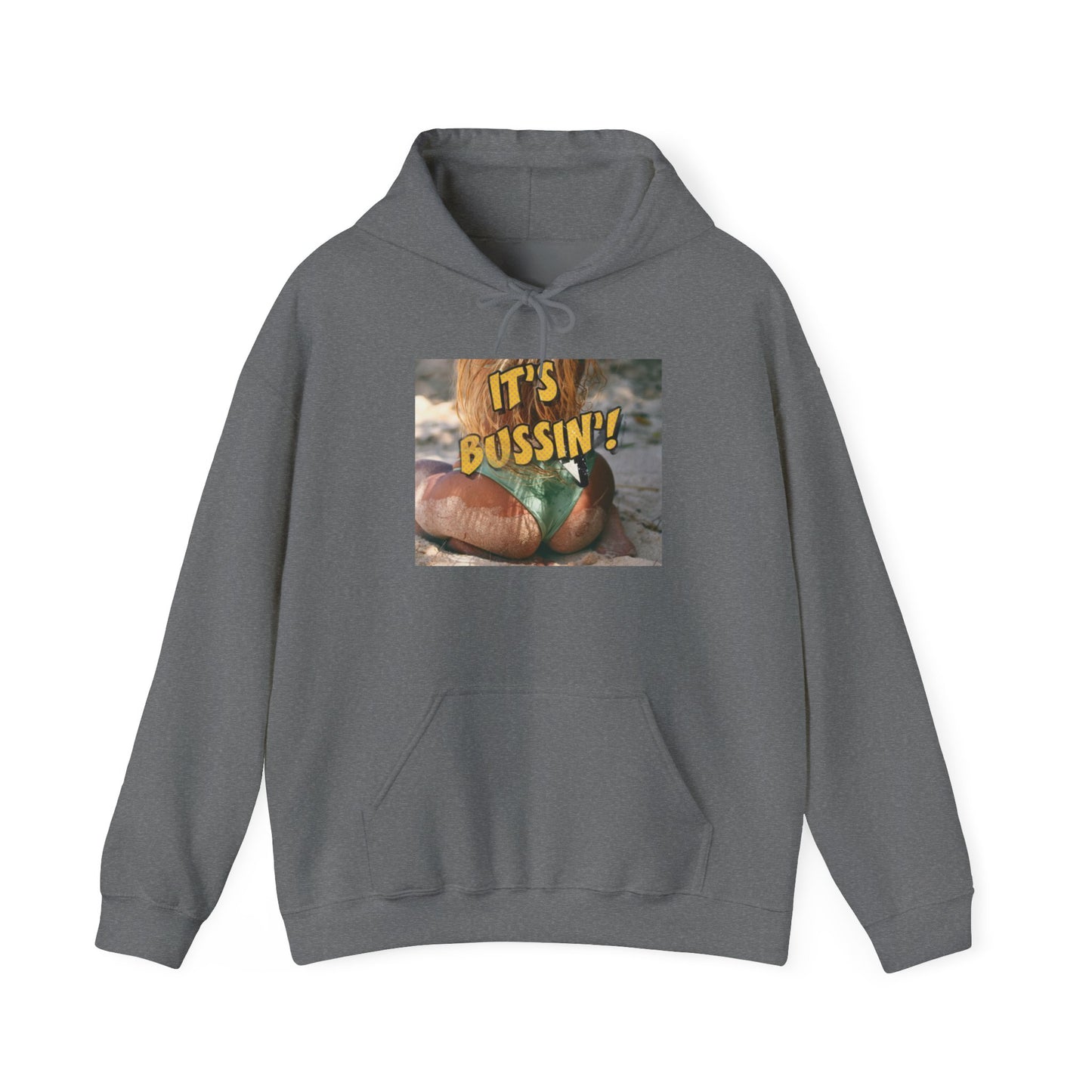 IT'S BUSSIN BEACH BOOTY Unisex Heavy Blend™ Hooded Sweatshirt