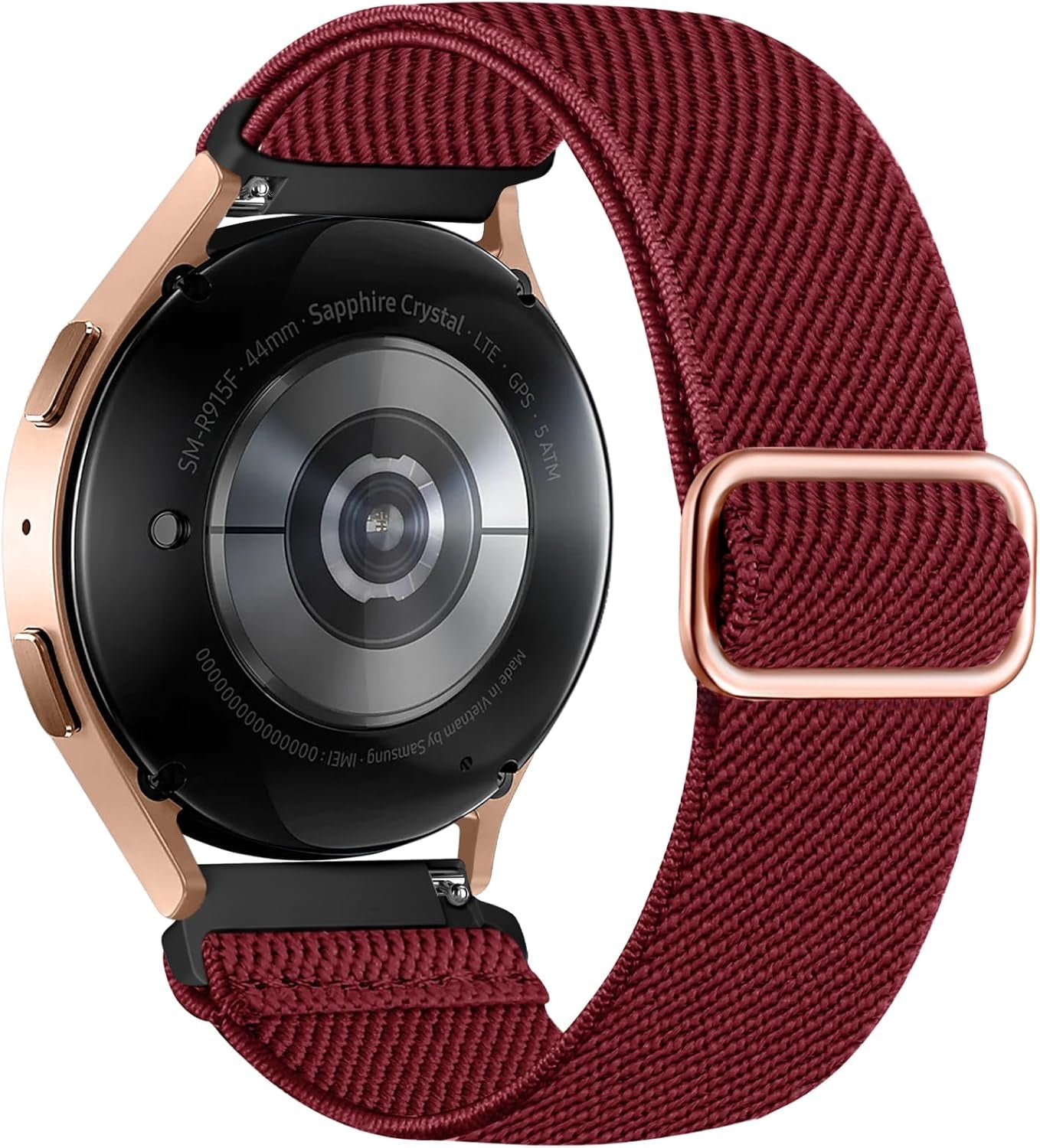 Elastic Band Compatible with Samsung Galaxy Watch 7/6/5/4 Band 40Mm 44Mm, Compatible with Galaxy Watch 5 Pro 45Mm/Watch 6/4 Classic 43Mm 47Mm 42Mm 46Mm/Active 2 44Mm 40Mm, 20Mm Soft Nylon Band