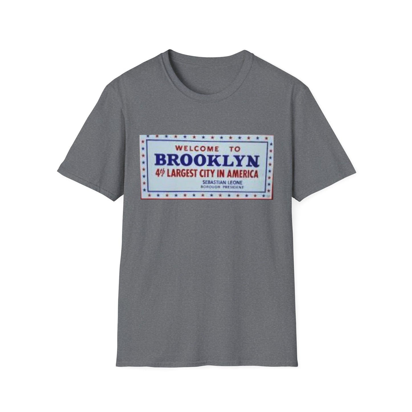 RETRO VINTAGE WELCOME TO BROOKLYNN NY Unisex Softstyle T-Shirt