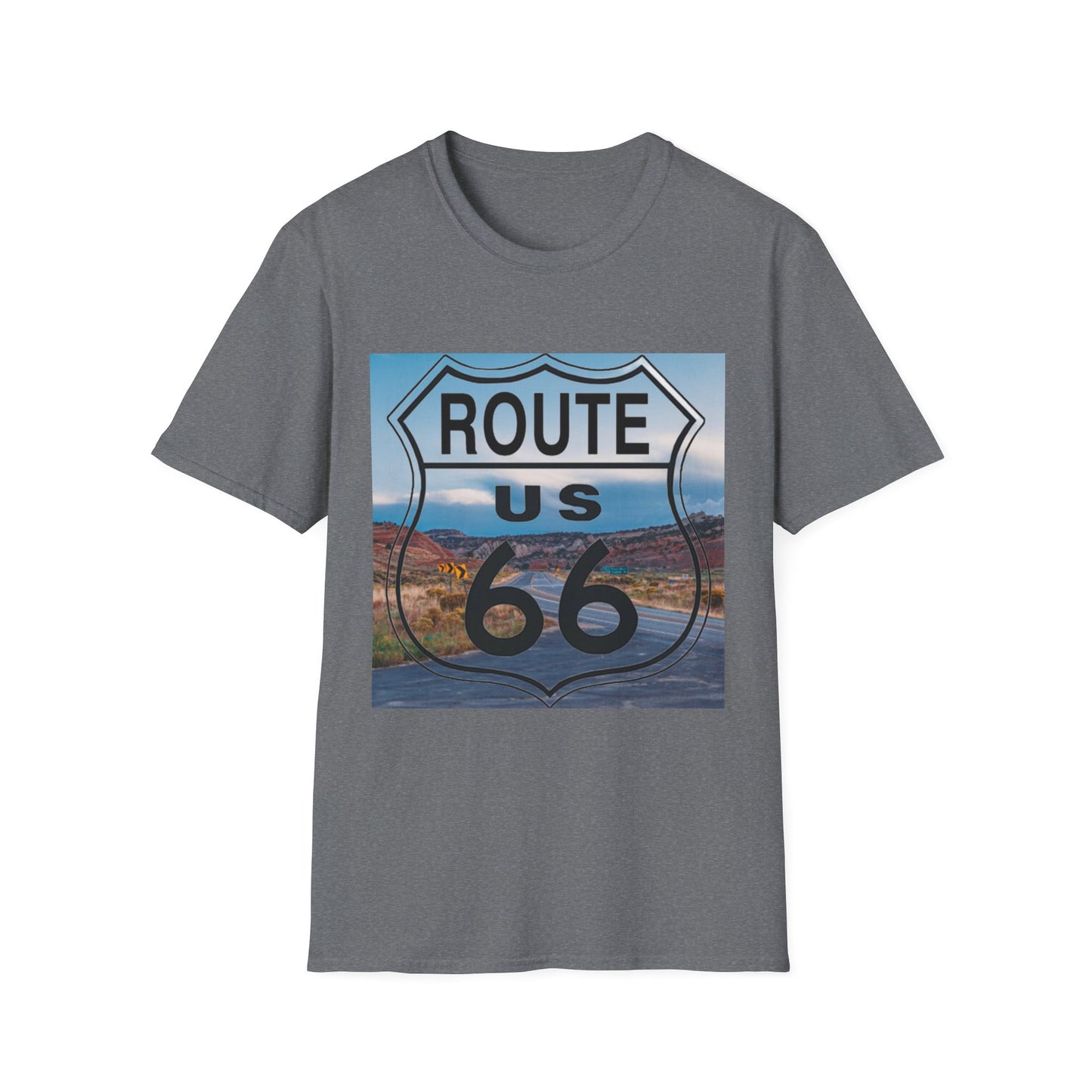 ROUTE 66 HIGHWAY T-Shirt - Retro Travel Tee
