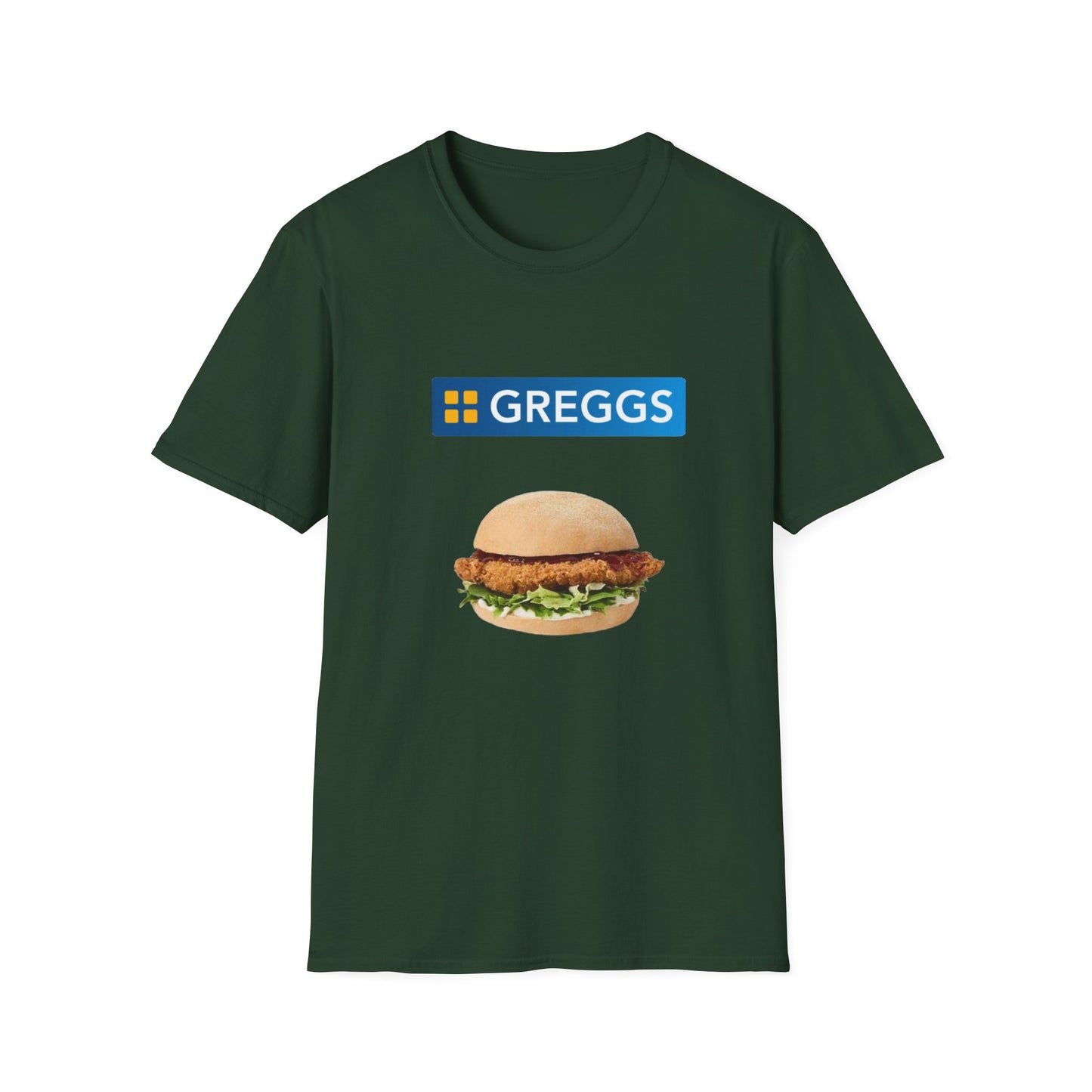 GREGGS Chicken Burger T-Shirt - Unisex Softstyle