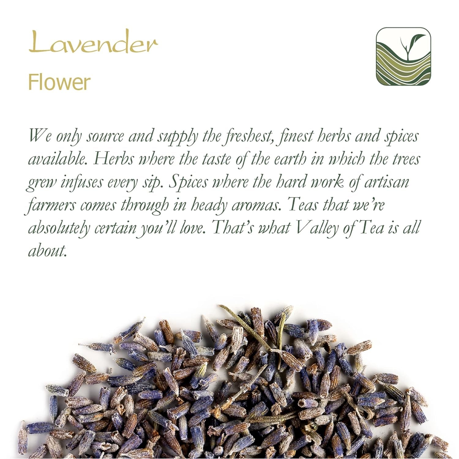 Lavender Buds Organic Lavandula Flower - Perfect in a Potpourri - Lavandula Angustifolia - Organic Lavender Flowers Lavender Dry Flowers Organic Dry Lavender Buds for Tea Dried Lavender Tea TLBH