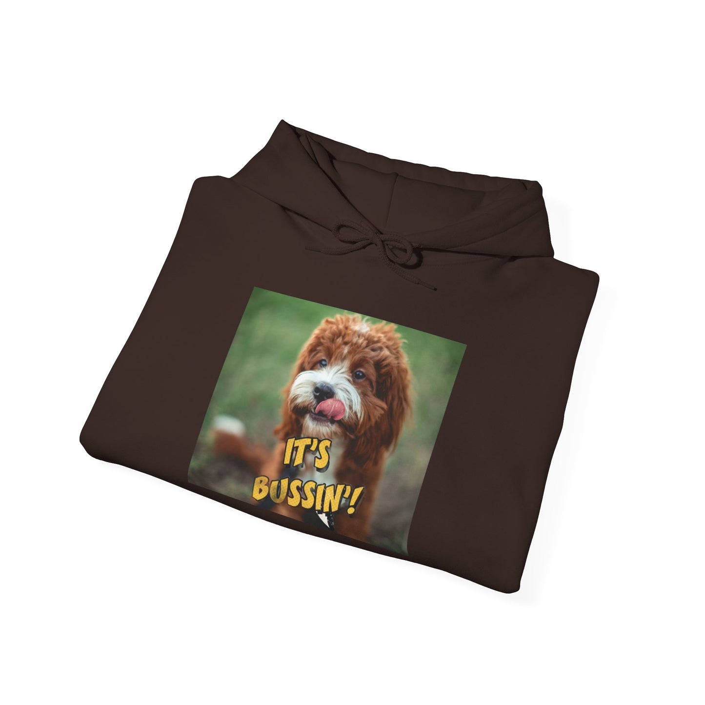 IT'S BUSSIN DOG Unisex Heavy Blend™ Hooded Sweatshirt