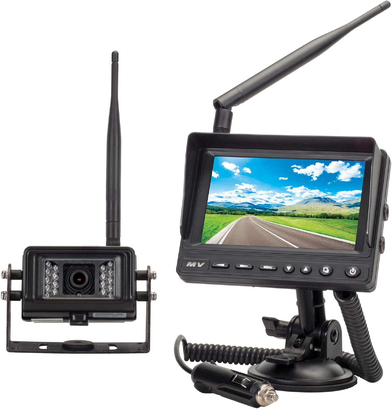 HD Wireless Backup Camera System for Enhanced Visibility in Rvs, Tow Trucks, & Large Vehicles, Heavy Duty - Water Resistant TRUCK DRIVER