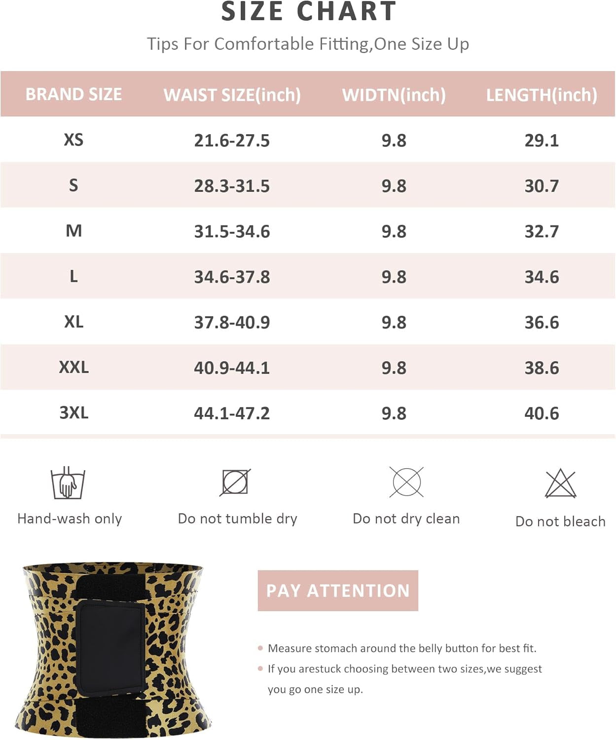 Waist Trainer Belt Waist Cincher Trimmer Ab Belt Tummy Control Body Shaper with Triple Wrap Women and Men