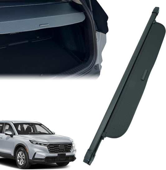 Trunk Cargo Cover for Honda CRV 2023-2025, with Carbon Fiber Texture Ends, anti - Peeping Retractable Security Shade for Privacy, CRV Accessories, 08Z07-3A0-110.