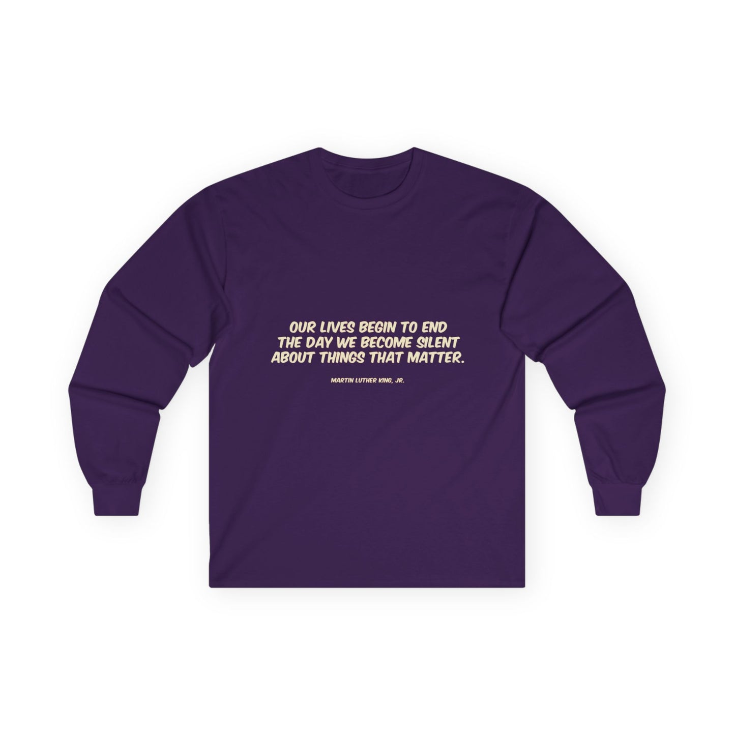 Anti-Sexual Assault Unisex Long Sleeve Tee