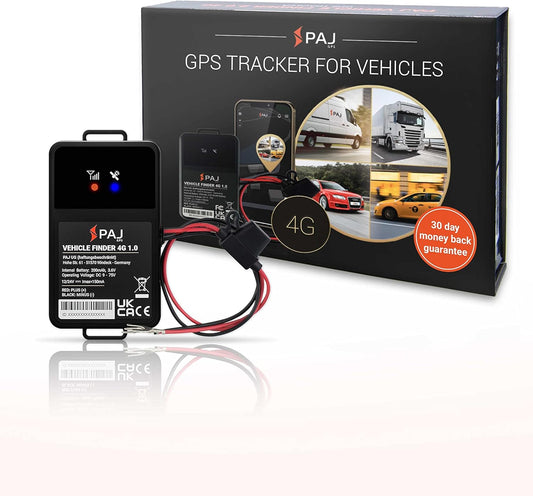 Vehicle Finder 4G, 1.0 - Cellular Connected, Real Time Tracking GPS Tracker for Cars, Motorcycles, Trucks & More - Versatile & Secure Fleet Management