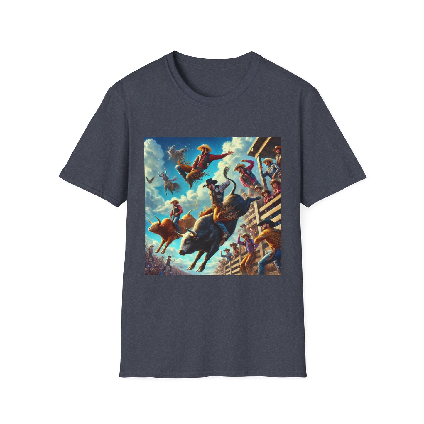 Bull Riders 2 Unisex Softstyle T-Shirt