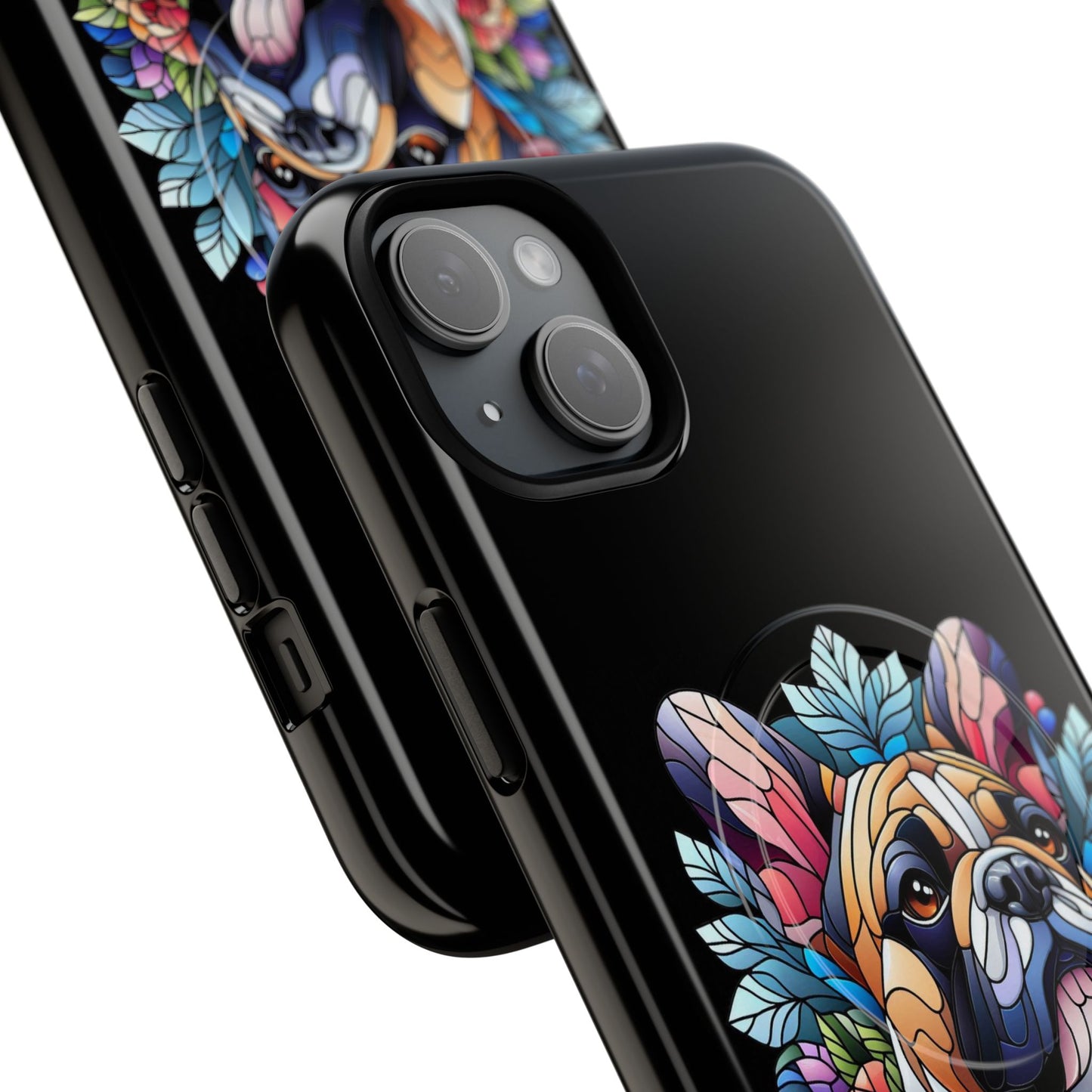 French Bulldog Stained Glass Tough Magnetic Cases