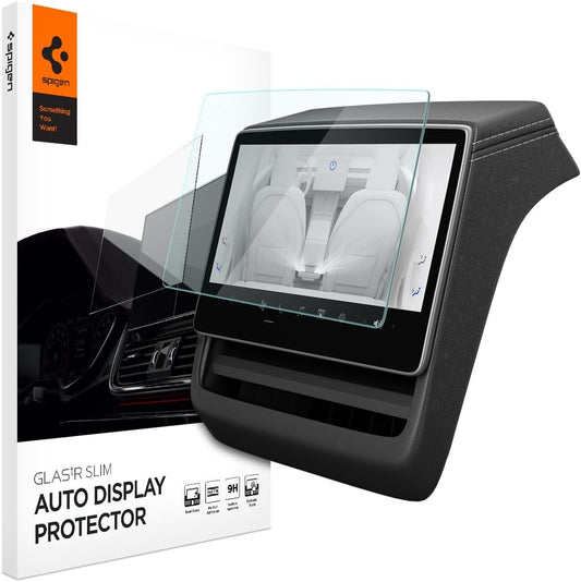 Tempered Glass Screen Protector [Glastr Slim] Designed for Tesla Model 3(2024/2025) 8" Rear Touchscreen - Matte/Anti Finger Print