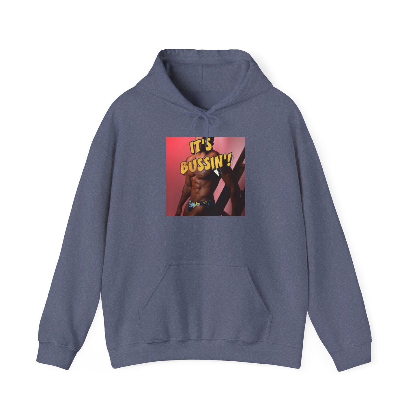 IT'S BUSSIN MAN Unisex Heavy Blend™ Hooded Sweatshirt