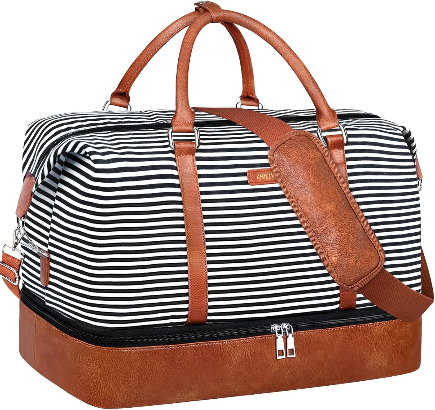 Weekender Bags for Women, 21" Weekender Travel Bag, Travel Duffle Bag with Shoe Compartment Carry on Overnight Duffel Bag for Weekend Travel Business Trip, 3PCS