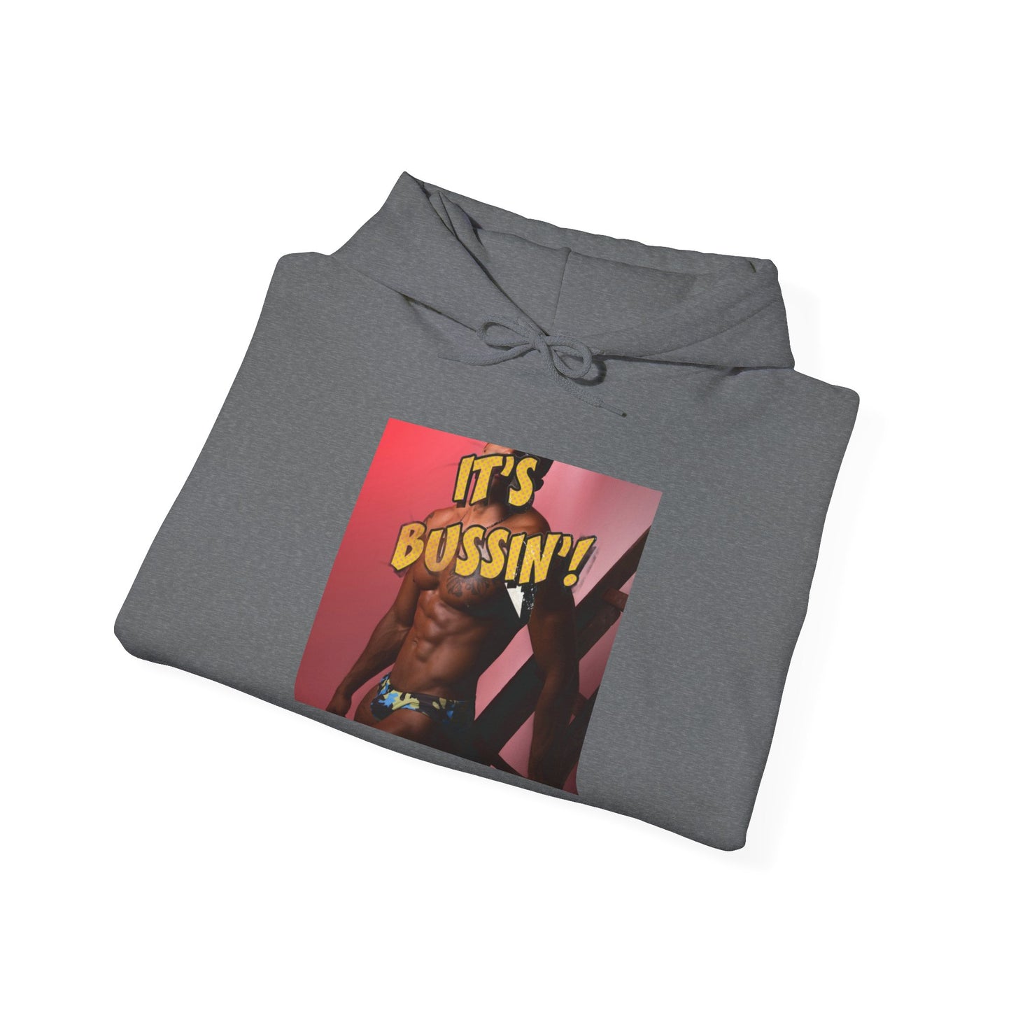 IT'S BUSSIN MAN Unisex Heavy Blend™ Hooded Sweatshirt