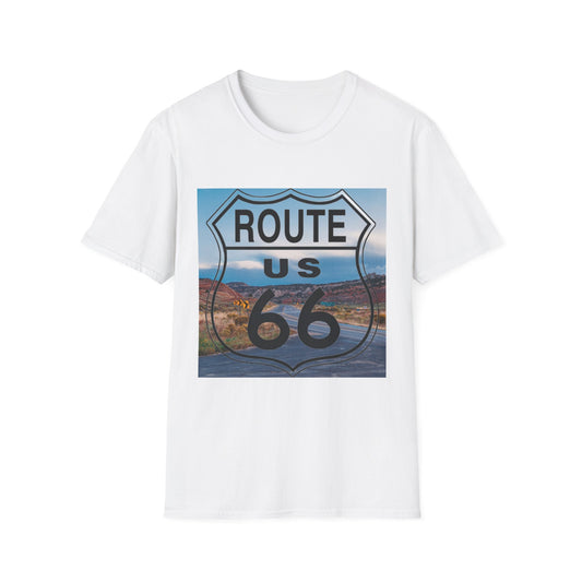 ROUTE 66 HIGHWAY T-Shirt - Retro Travel Tee
