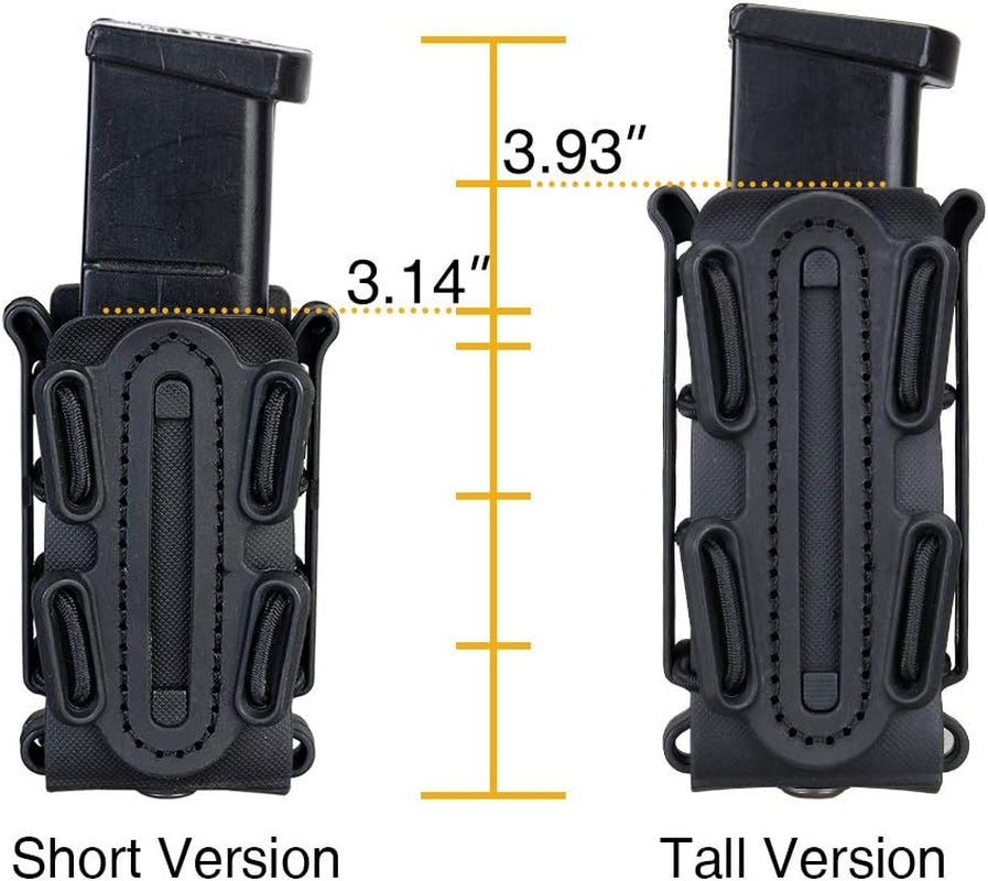 9Mm Mag Pouches Pistol Magazine Pouch Soft Shell Magazine Pouch Tactical Mag Carrier for Belt