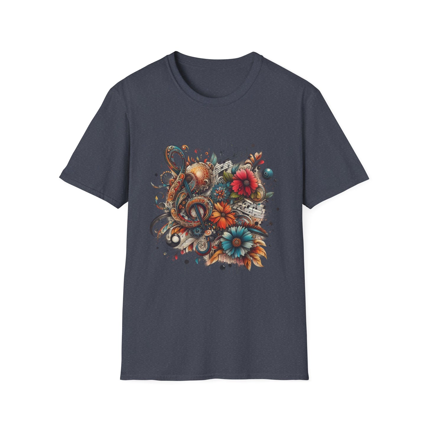 Angie Stone inspired Colorful Artistic Floral Unisex T-Shirt - Graphic Tee for Art Lovers