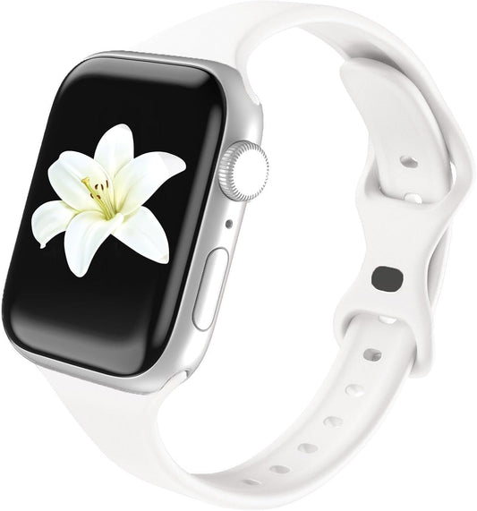 Band Compatible with Apple Watch 38Mm 40Mm 41Mm 42Mm 44Mm 45Mm 49Mm, Replacement Soft Silicone Sport Strap for Iwatch Series Ultra 9/8/7/6/5/4/3/2/1 SE Women Girl