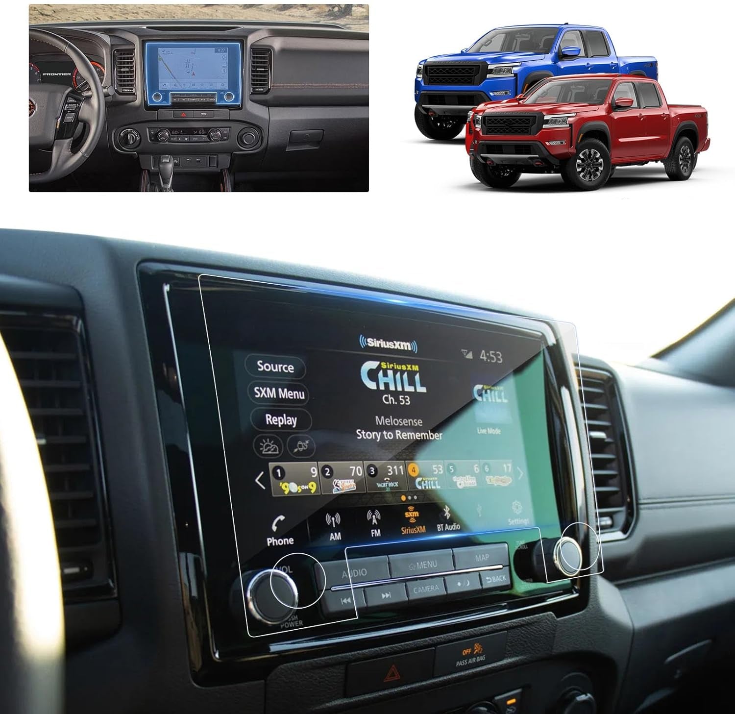2024 F150 Lightning Screen Protector for 2022-2024 Ford F-150 Lightning Platinum/Lariat/Flash SYNC 4A 15.5In Electric Truck Accessories Tempered Glass Protective Film TRUCK DRIVER