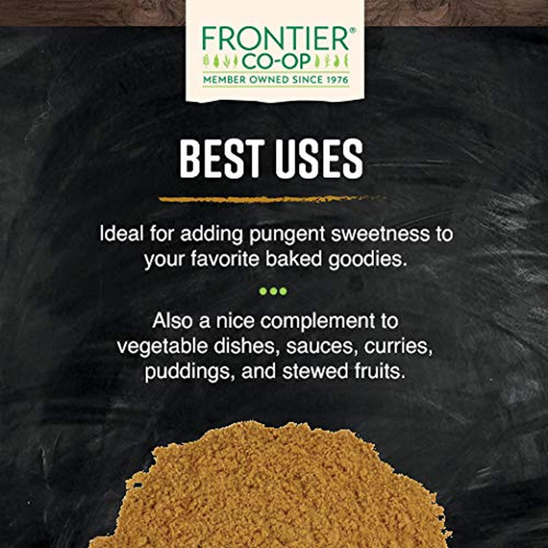 Cinnamon Powder, Ceylon, Certified Organic, Kosher, Non-Irradiated, Bulk Bag, Sustainably Grown, Cinnamomum Verum J. Presl, Original Version, ,Mildly Sweet and Spicy, 16 Oz TLBH