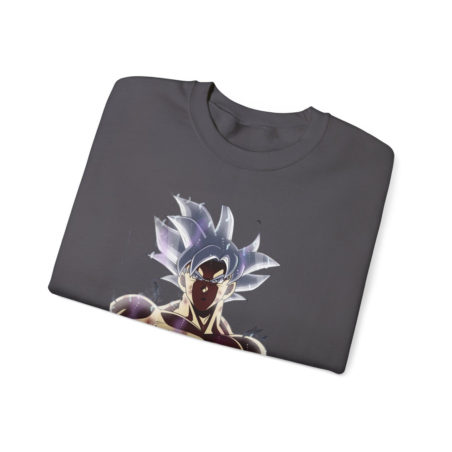 Dragon Ball Super Goku Crewneck Sweatshirt - Ultra Power White Hair Design
