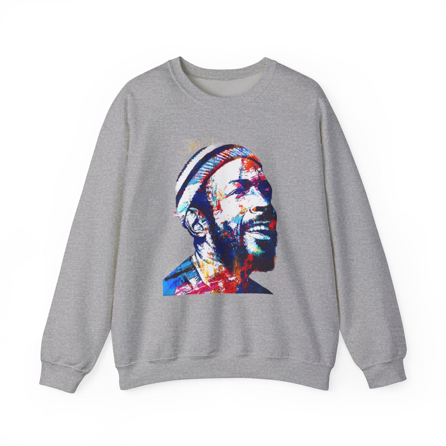 Marvin Gaye Abstract Paintings Unisex Heavy Blend™ Crewneck Sweatshirt